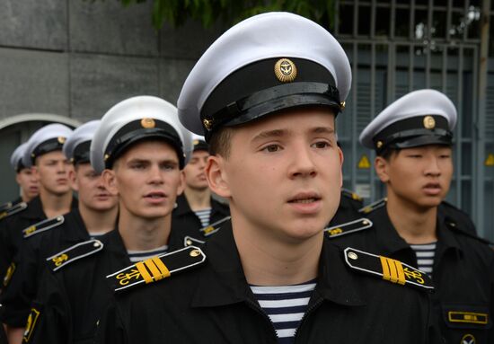 Baltic Fleet's training ship Perekop leaves Vladivostok for long-distance voyage