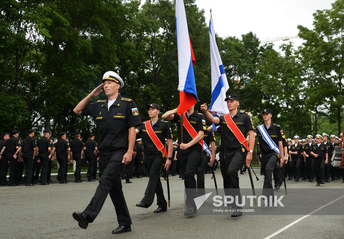 Baltic Fleet's training ship Perekop leaves Vladivostok for long-distance voyage