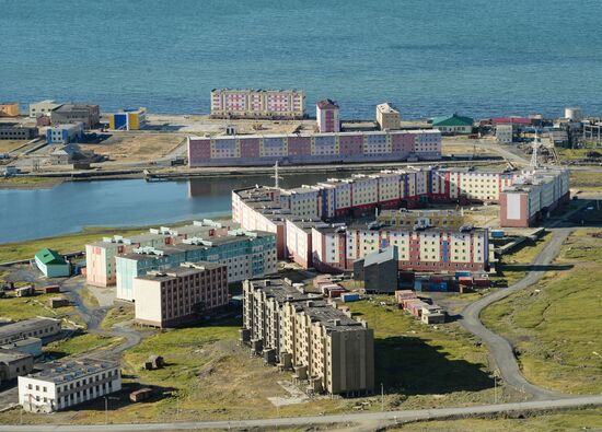 Russian cities. Pevek