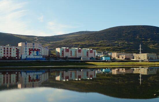 Russian cities. Pevek