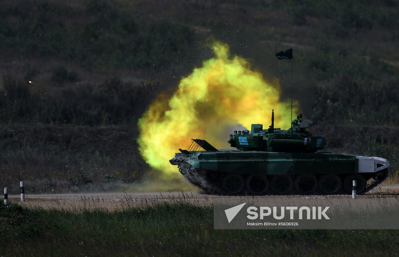 Tank biathlon. Third semi-final