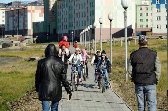 Russian cities. Pevek