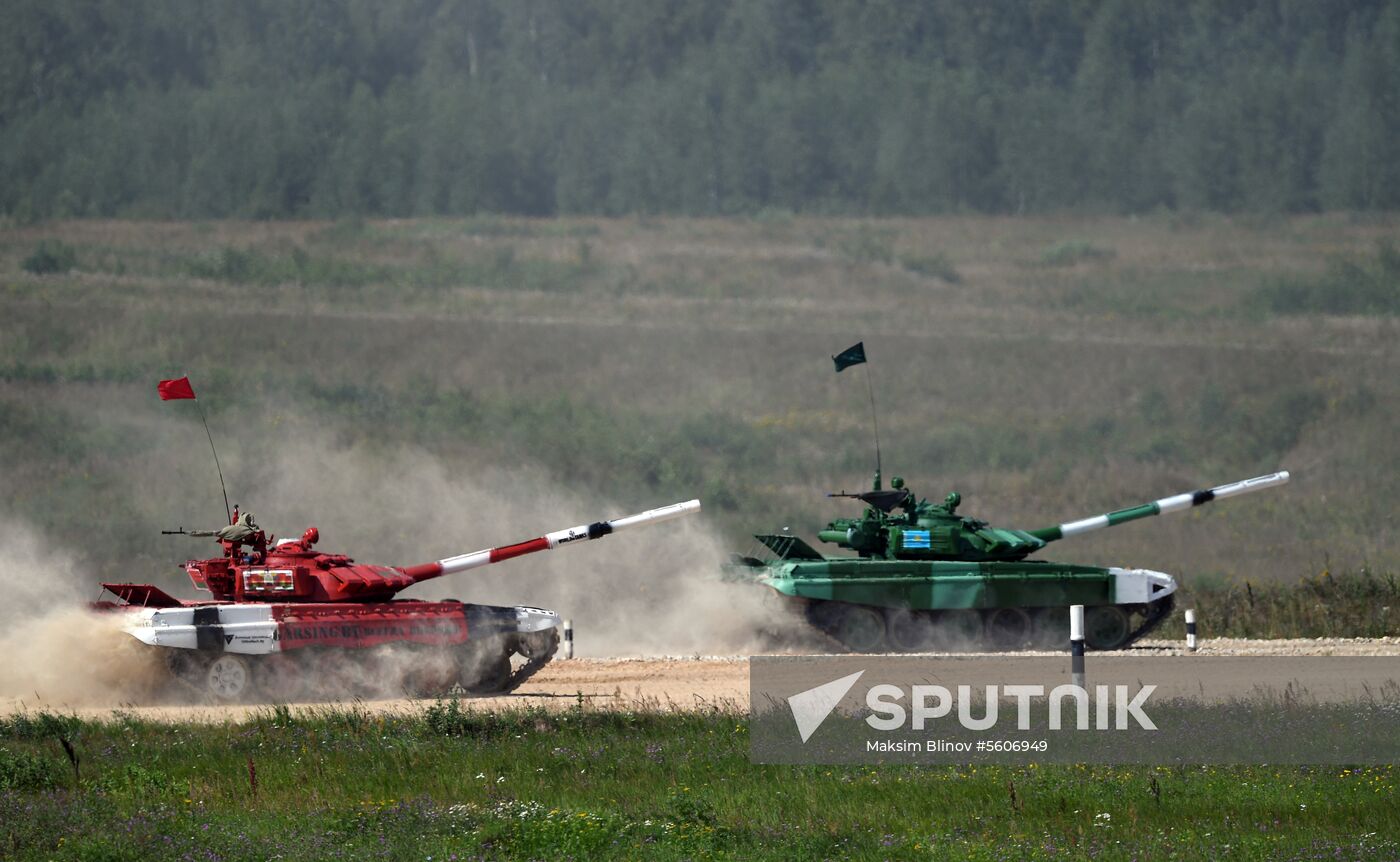 Tank biathlon. Third semi-final