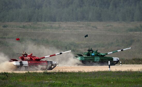 Tank biathlon. Third semi-final