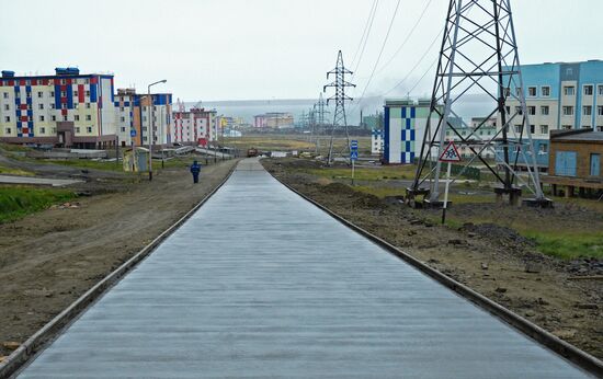 Russian cities. Pevek