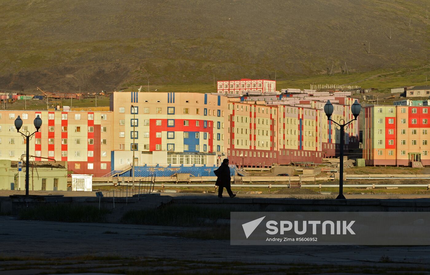 Russian cities. Pevek