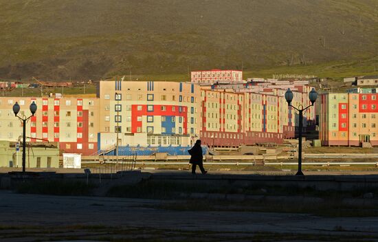 Russian cities. Pevek