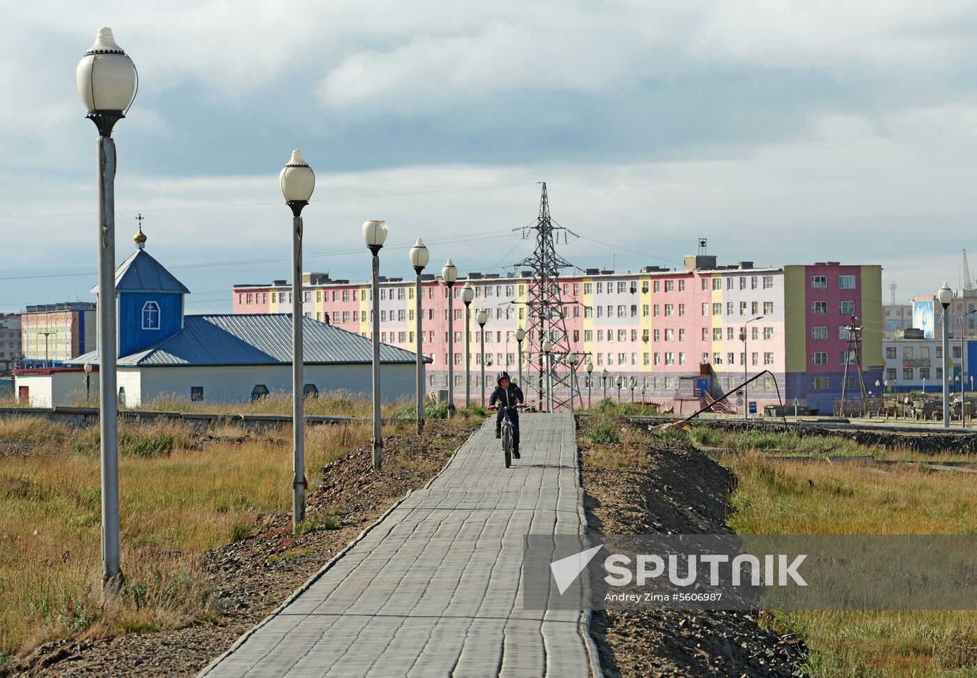 Russian cities. Pevek