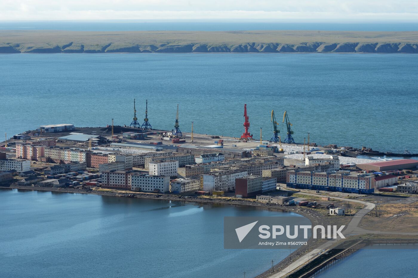 Russian cities. Pevek