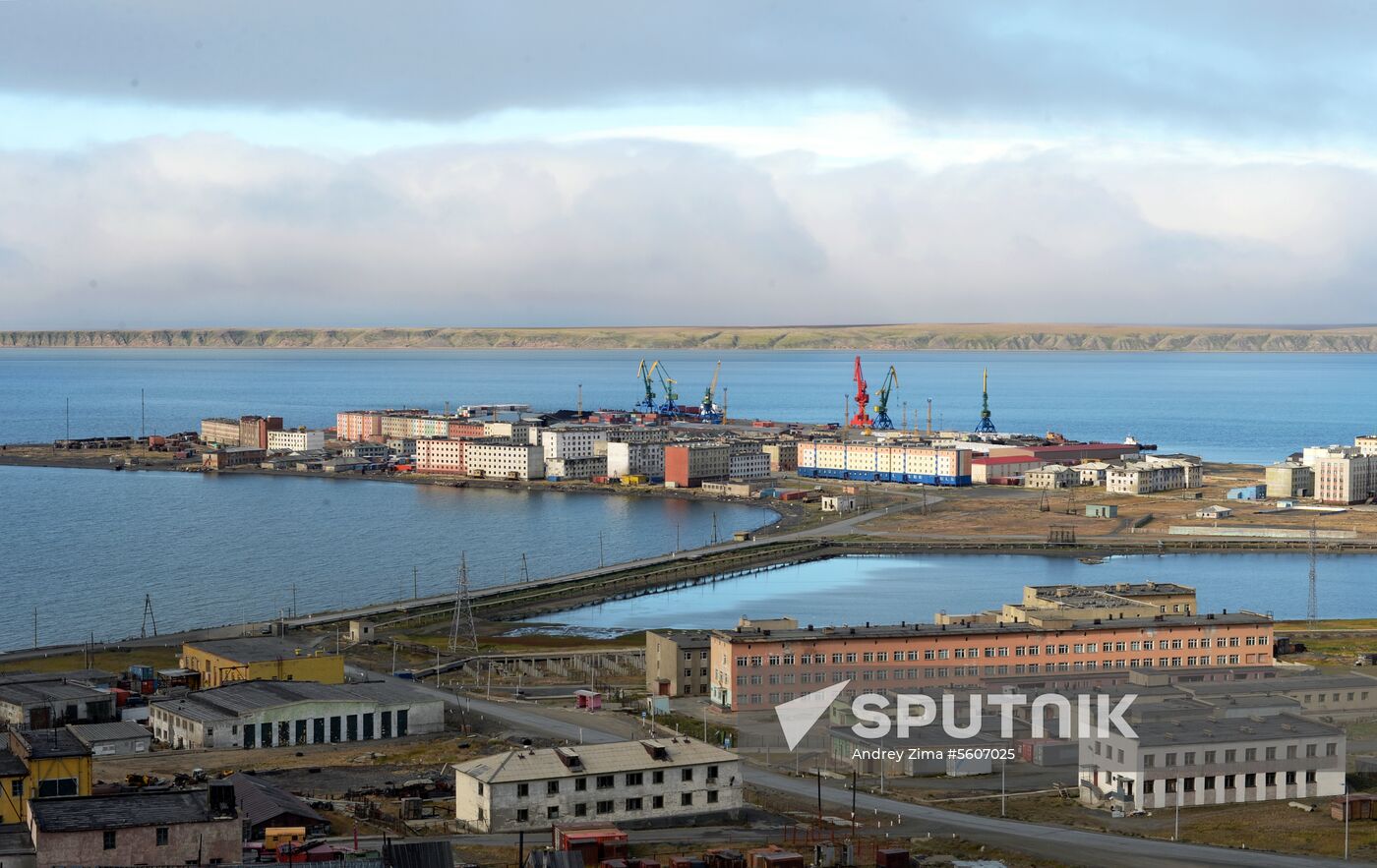 Russian cities. Pevek