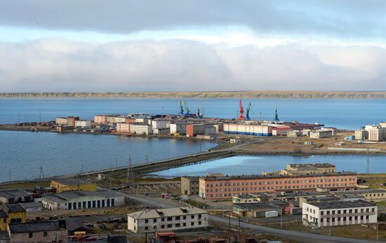 Russian cities. Pevek