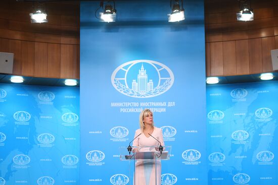 Briefing by Foreign Ministry's Spokesperson Maria Zakharova