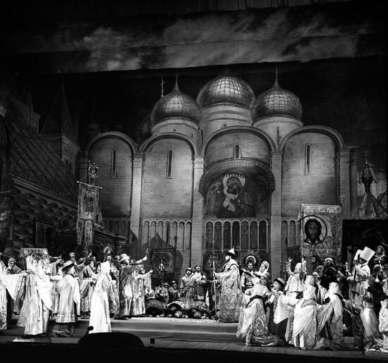 Opera Boris Godunov at Bolshoi Theater