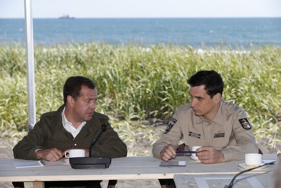 Prime Minister Dmitry Medvedev’s working trip to Kamchatka Territory