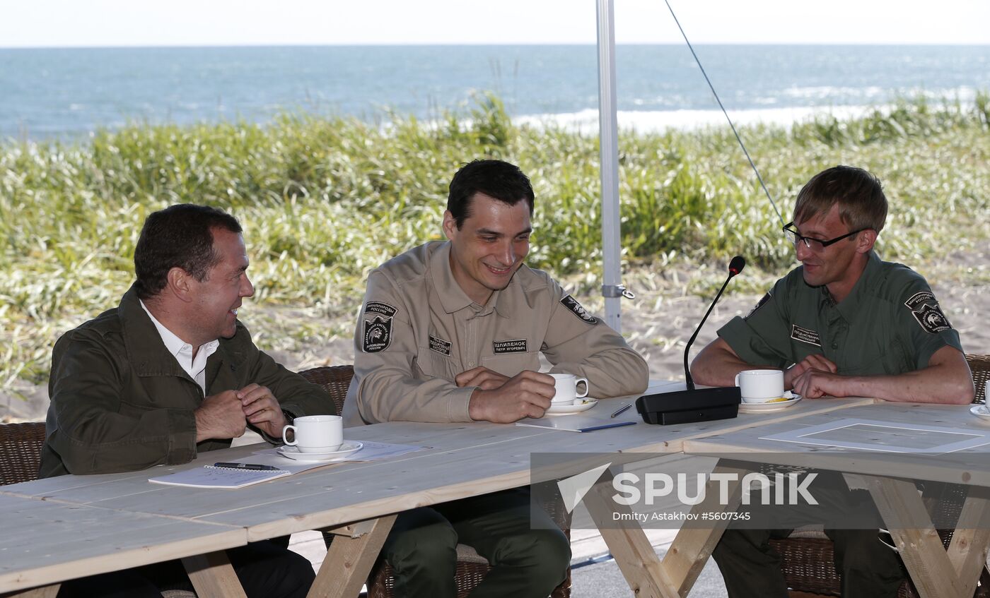 Prime Minister Dmitry Medvedev’s working trip to Kamchatka Territory