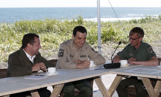 Prime Minister Dmitry Medvedev’s working trip to Kamchatka Territory