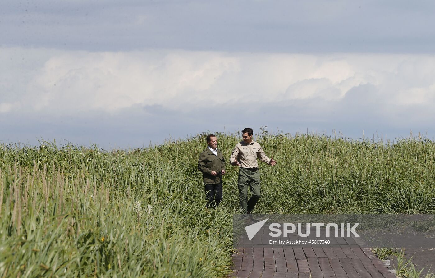 Prime Minister Dmitry Medvedev’s working trip to Kamchatka Territory