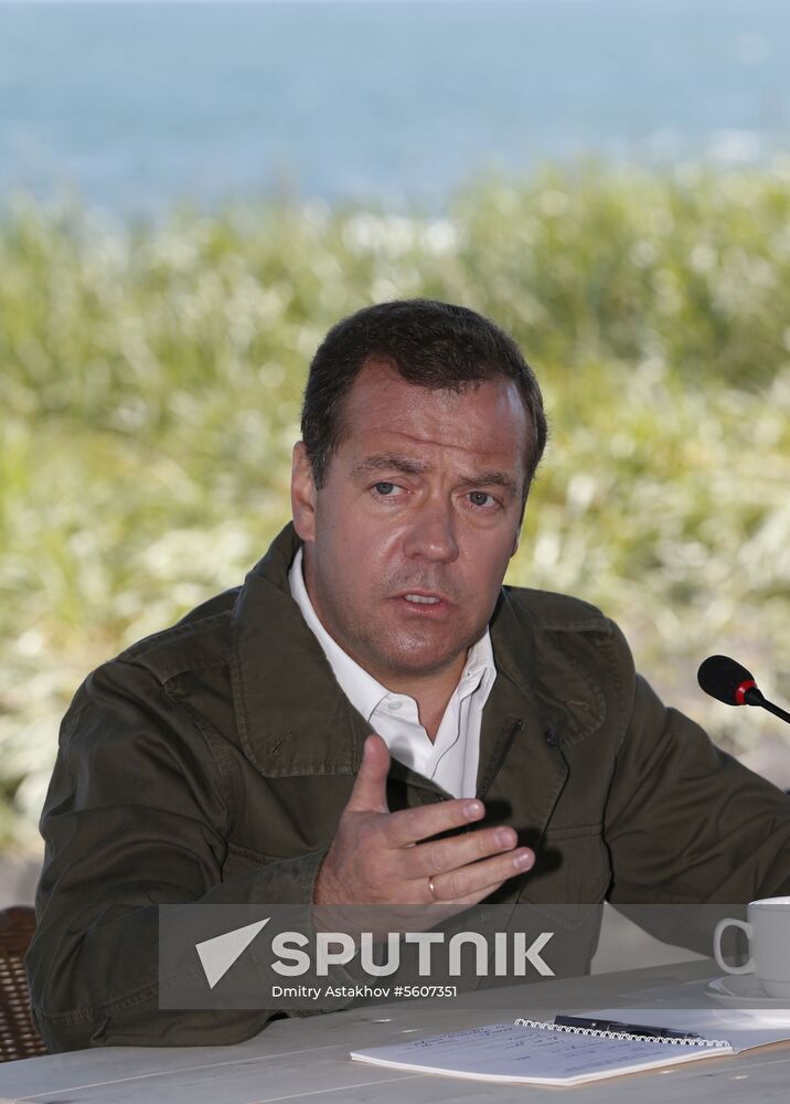Prime Minister Dmitry Medvedev’s working trip to Kamchatka Territory