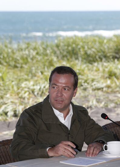 Prime Minister Dmitry Medvedev’s working trip to Kamchatka Territory