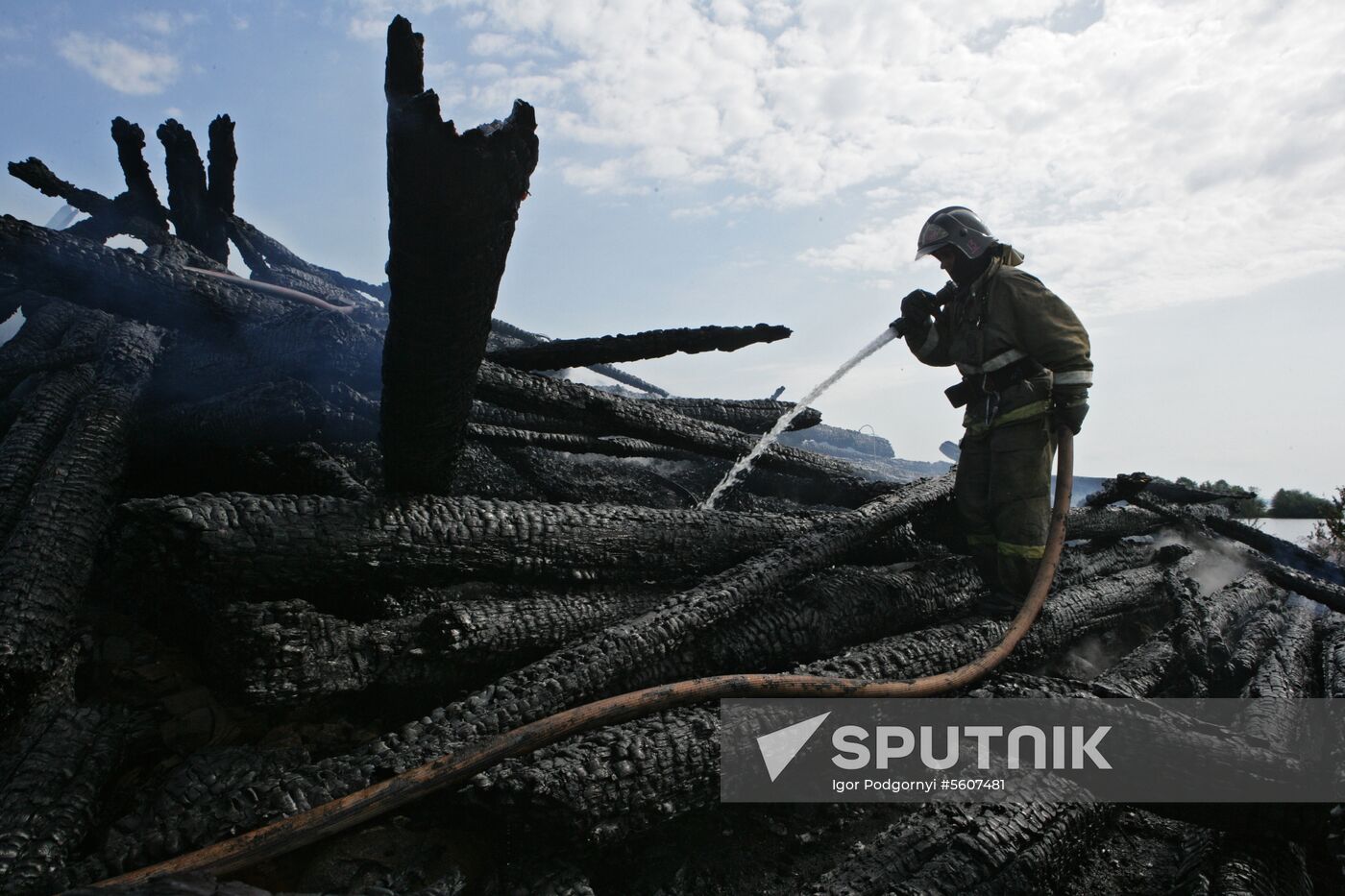 Church of the Assumption of Our Lady in Karelia burns down
