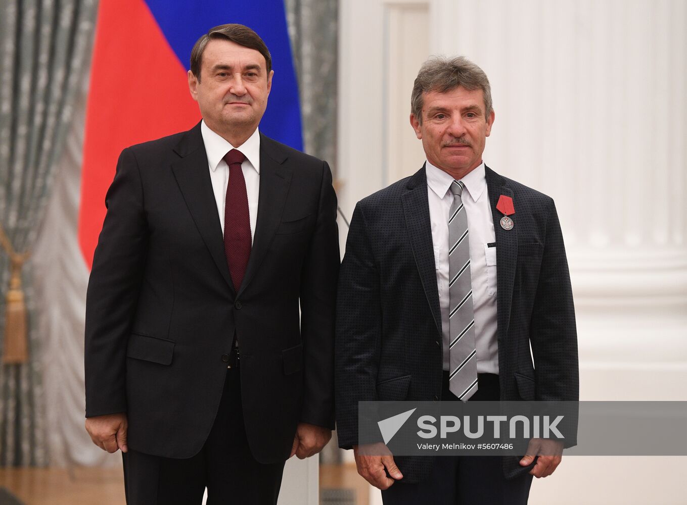 Presidential Aide Igor Levitin presents awards to participants of Pyeongchang Olympics