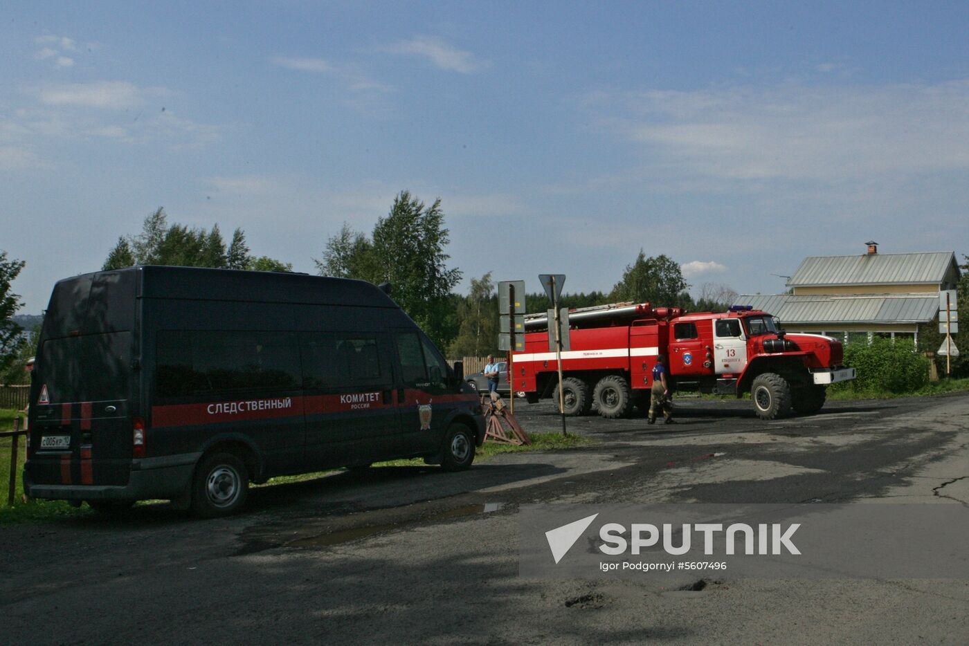 Church of the Assumption of Our Lady in Karelia burns down