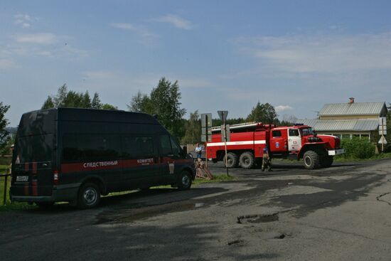 Church of the Assumption of Our Lady in Karelia burns down
