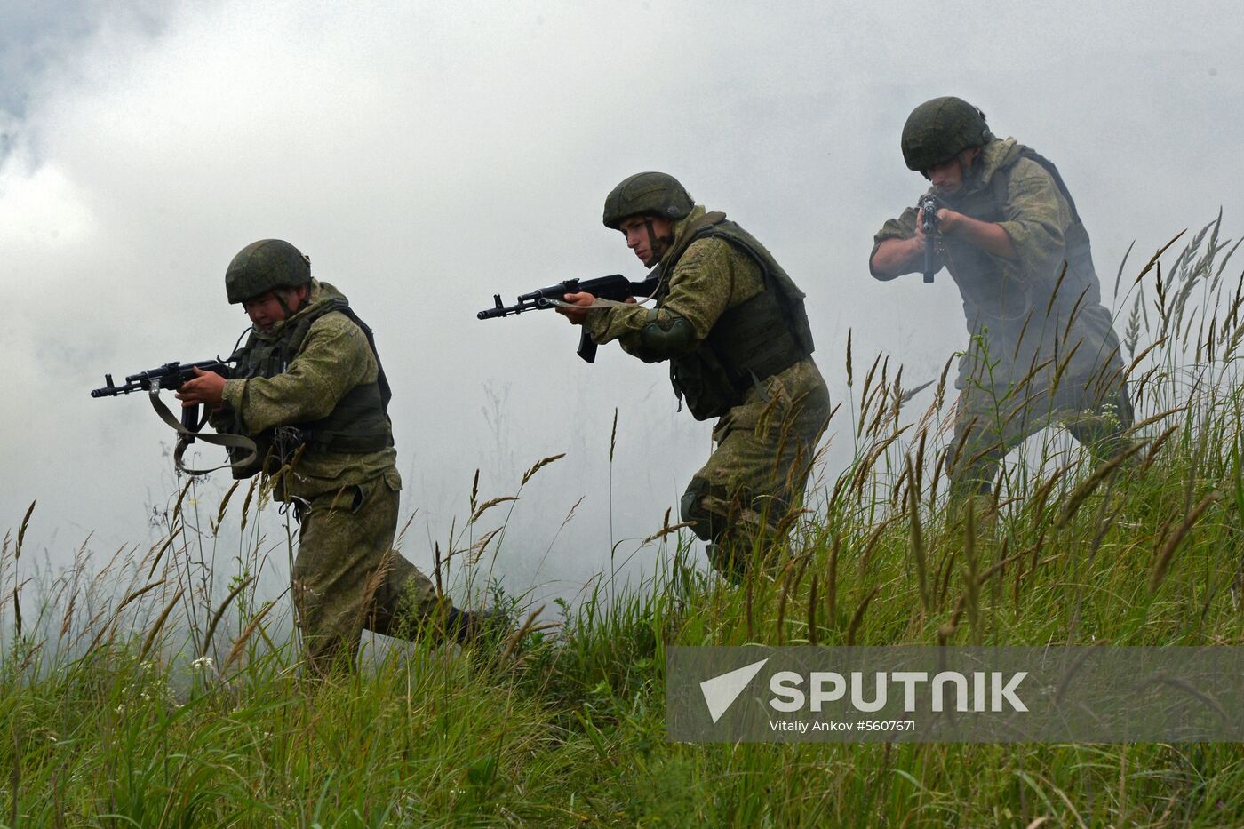 Russia's Pacific Fleet holds marine corps drills