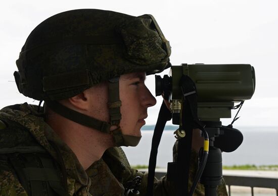 Russia's Pacific Fleet holds marine corps drills