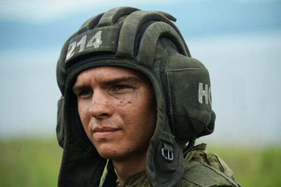 Russia's Pacific Fleet holds marine corps drills