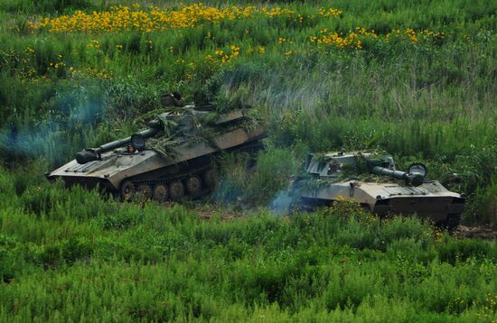 Russia's Pacific Fleet holds marine corps drills