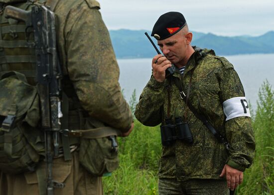 Russia's Pacific Fleet holds marine corps drills