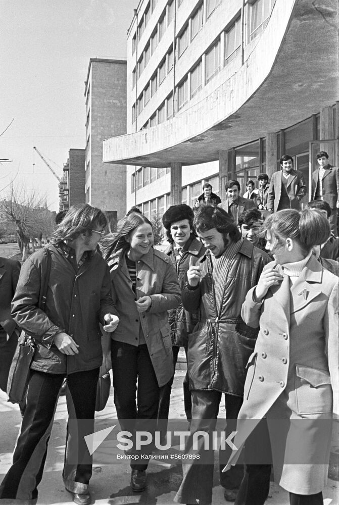 Foreign students in Moscow