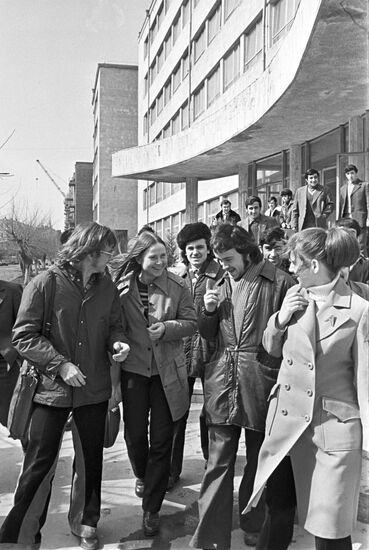 Foreign students in Moscow