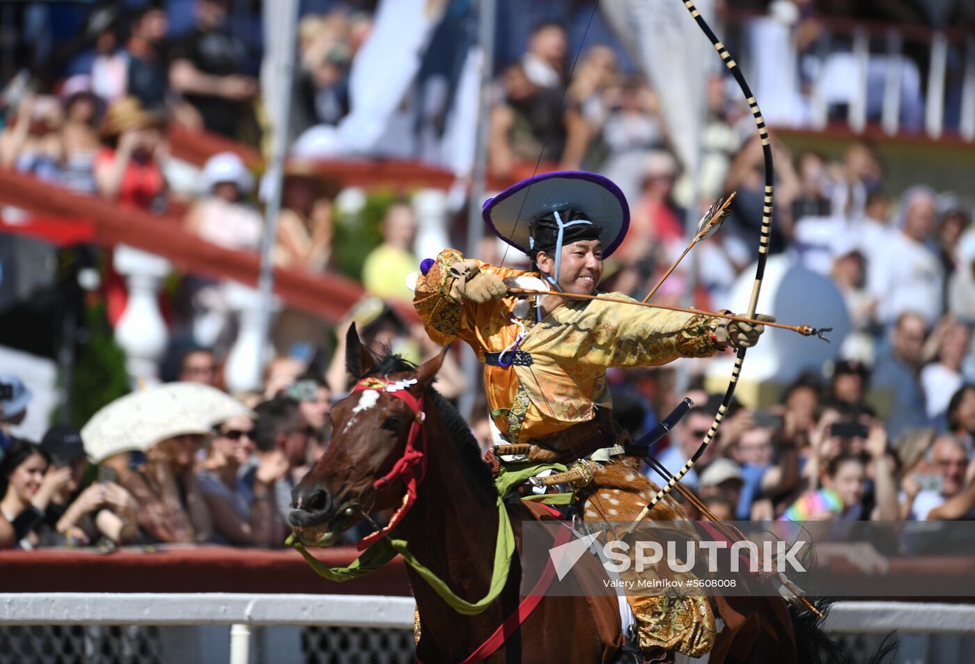 Yabusame show in Moscow