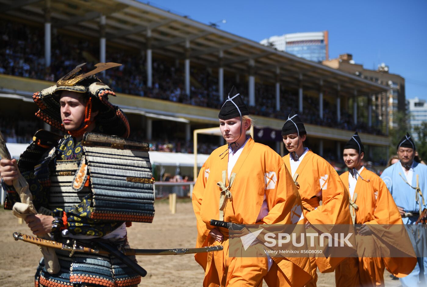 Yabusame show in Moscow