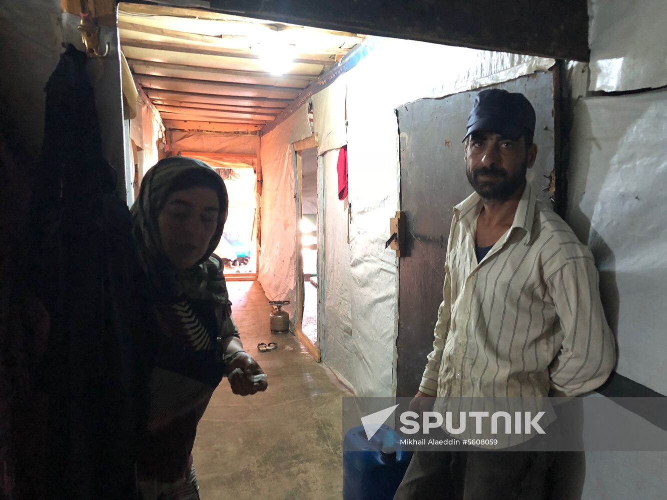 Syrian refugees in Bekaa Valley, Lebanon