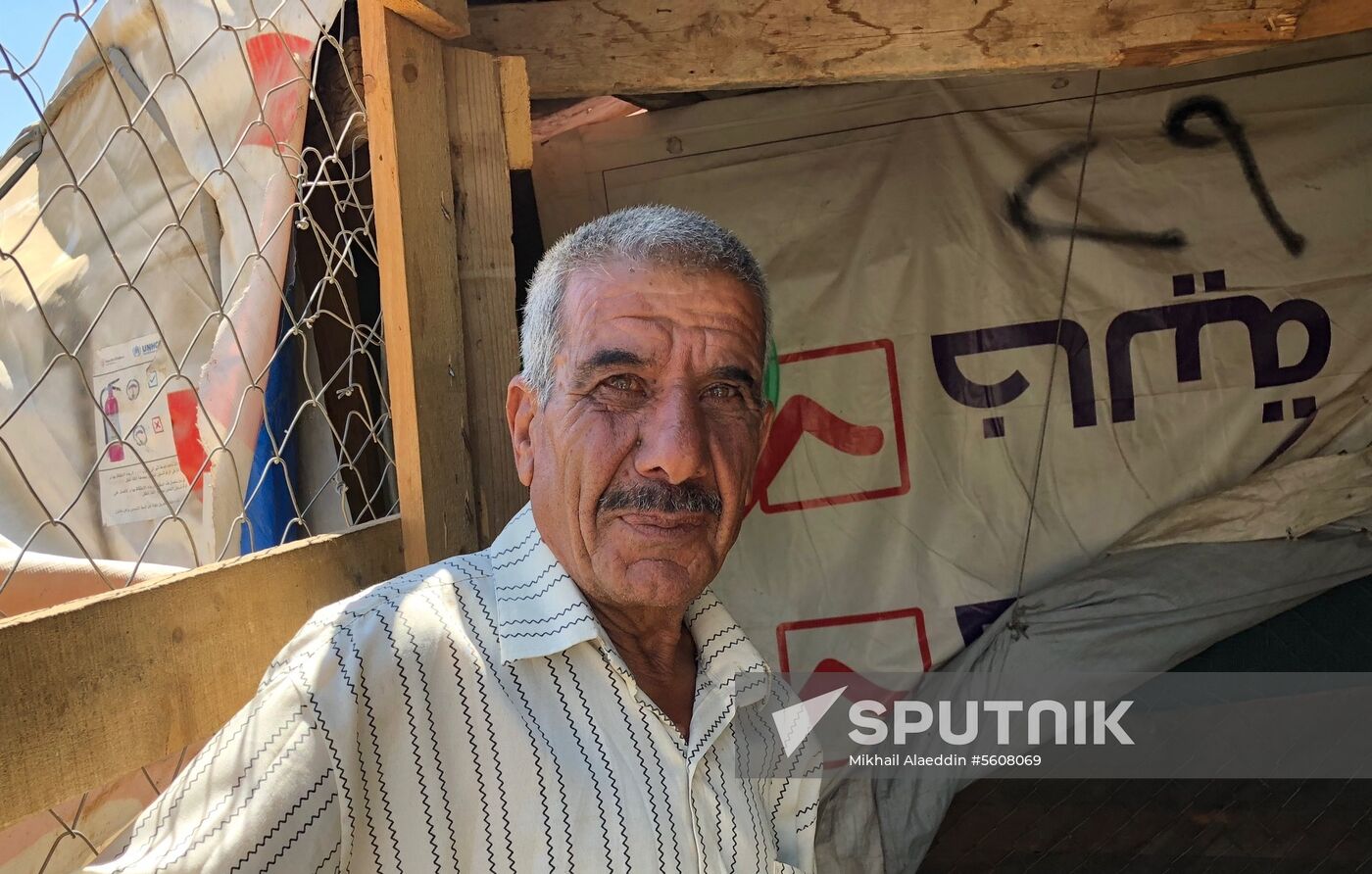 Syrian refugees in Bekaa Valley, Lebanon