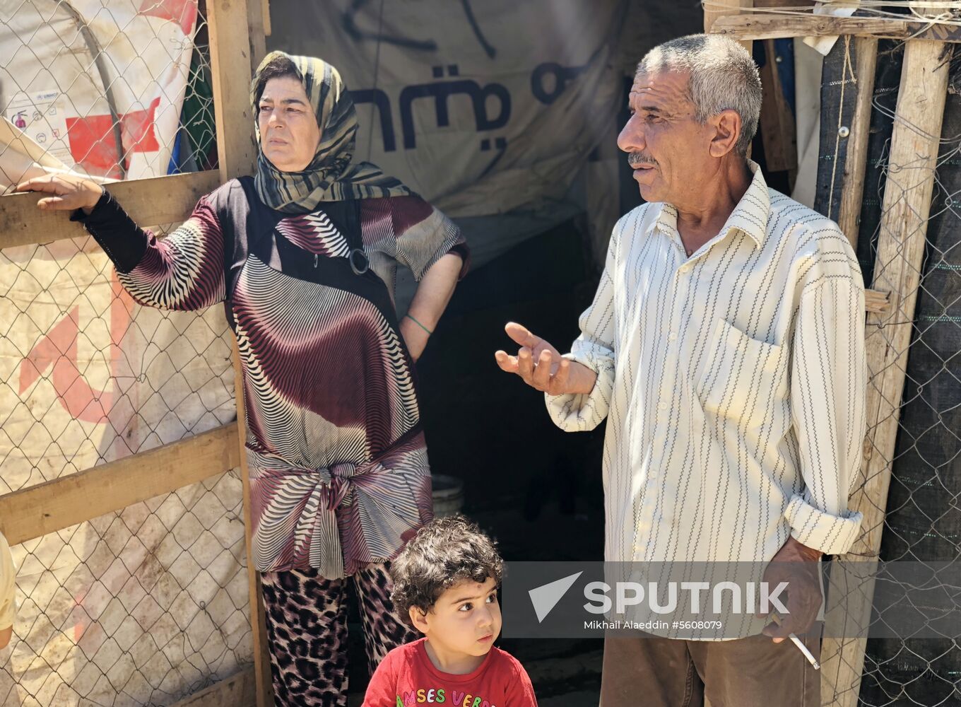 Syrian refugees in Bekaa Valley, Lebanon