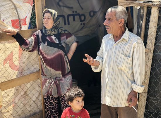 Syrian refugees in Bekaa Valley, Lebanon