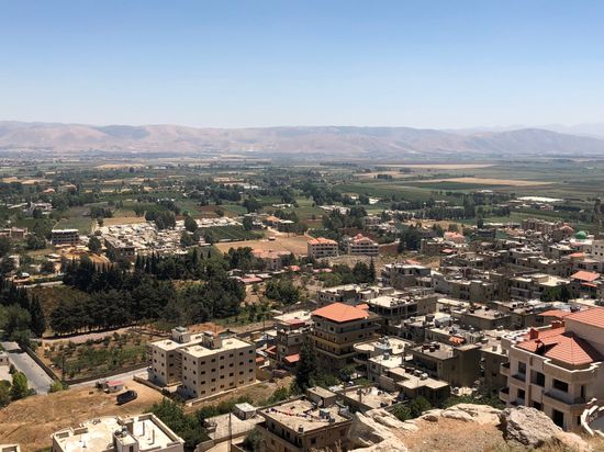 Syrian refugees in Bekaa Valley, Lebanon