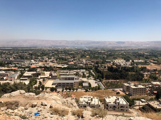 Syrian refugees in Bekaa Valley, Lebanon