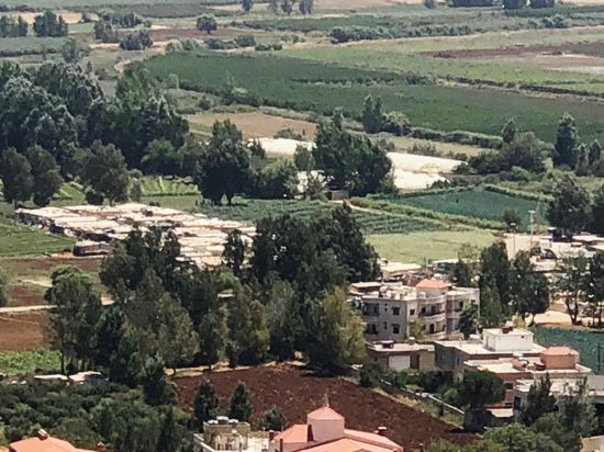 Syrian refugees in Bekaa Valley, Lebanon
