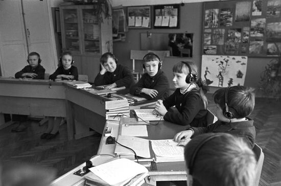 English classes at Moscow school