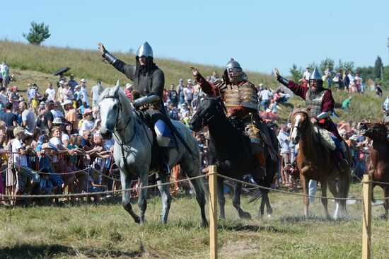 Historical reenactment devoted to 780th anniversary of Defense of Kozelsk