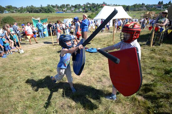 Historical reenactment devoted to 780th anniversary of Defense of Kozelsk