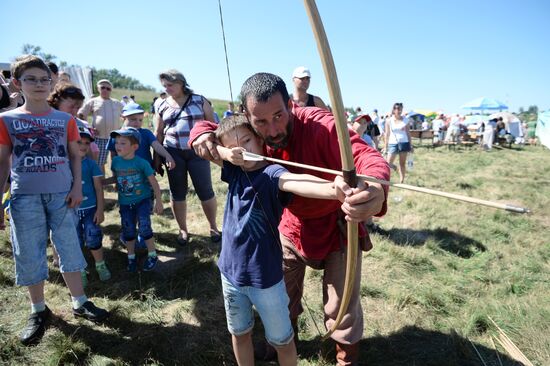Historical reenactment devoted to 780th anniversary of Defense of Kozelsk