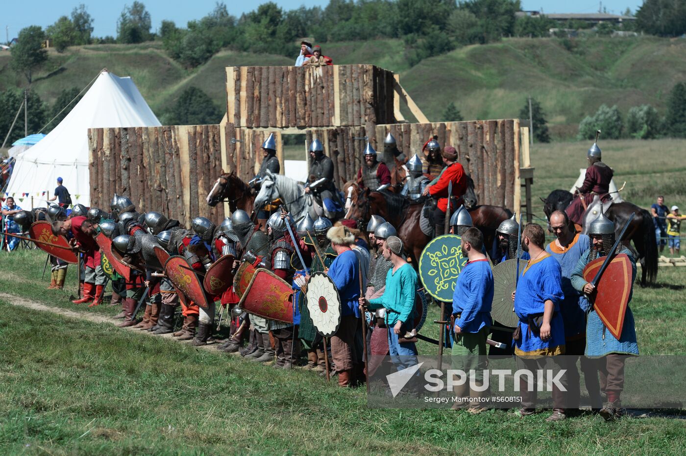 Historical reenactment devoted to 780th anniversary of Defense of Kozelsk