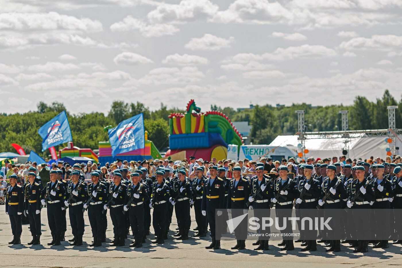 Open Sky military patriotic festival in Ivanovo