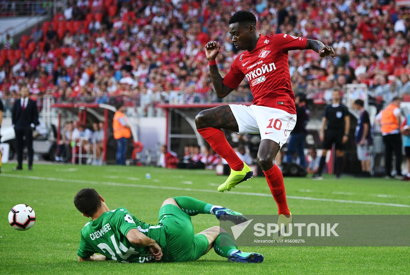 Football. Russian Premier League. Spartak vs. Anzhi